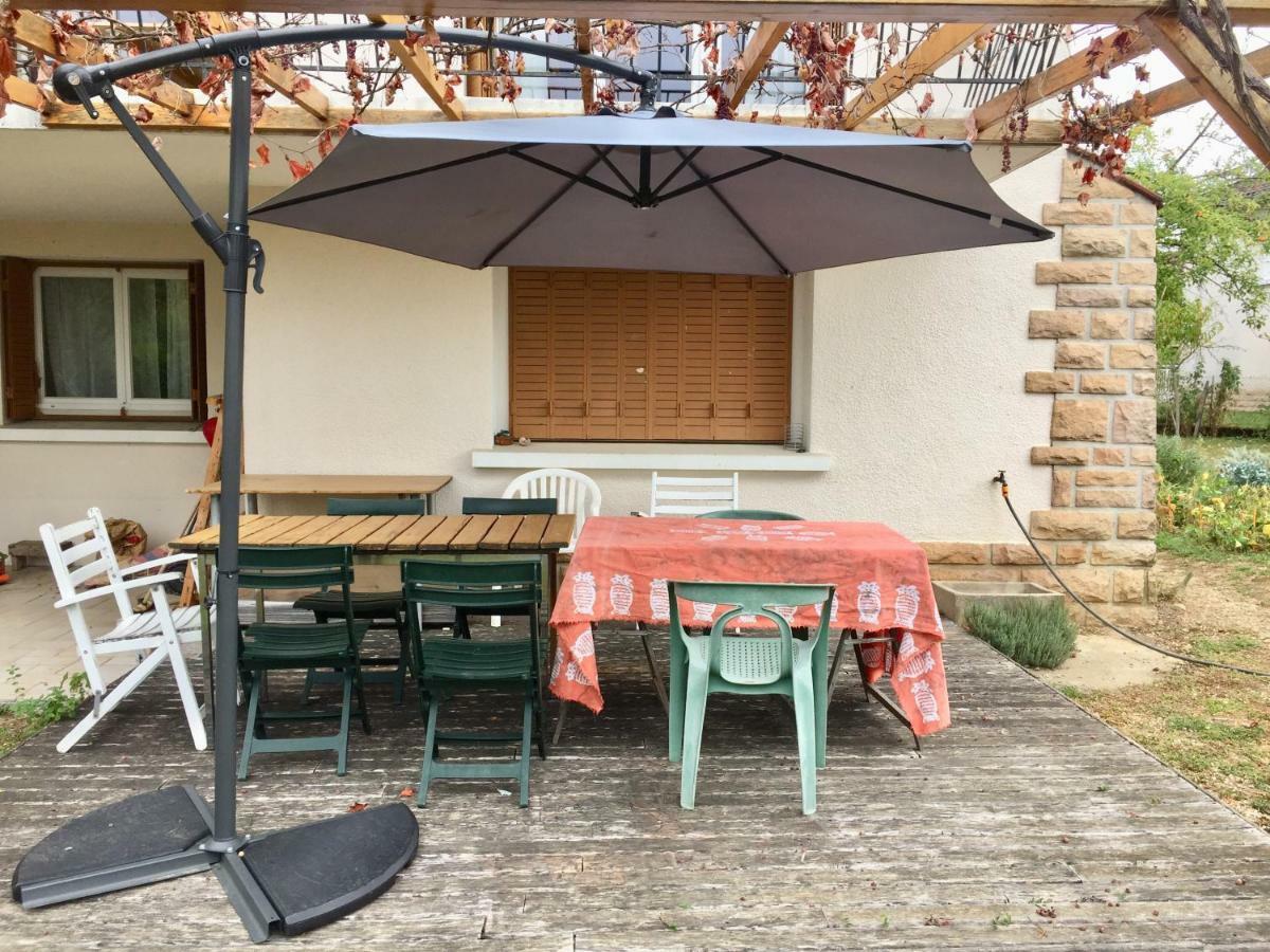 Chambre Avec Vue Sur Jardin Charnay-lès-Mâcon Exterior foto