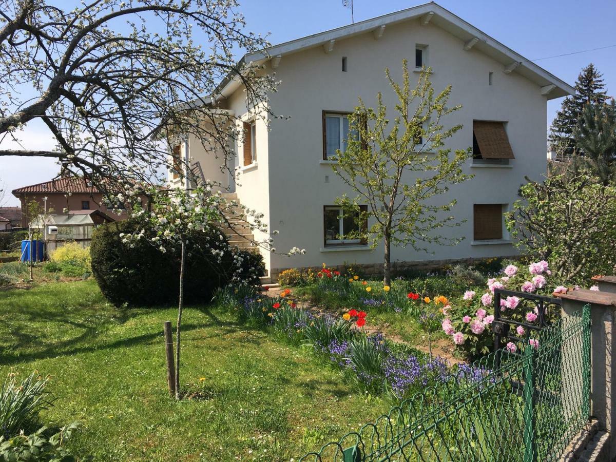 Chambre Avec Vue Sur Jardin Charnay-lès-Mâcon Exterior foto